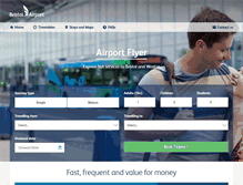 Tablet Screenshot of flyer.bristolairport.co.uk
